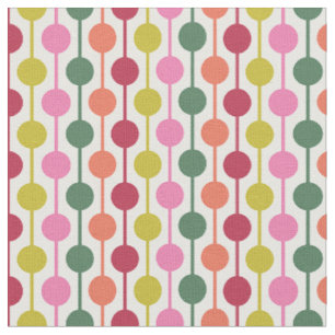 Retro Geometric Print 1970-talet - mönster - jul Tyg