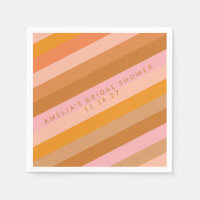 Retro Geometric Rosa Terracotta Möhippa Namn