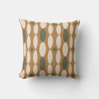 Retro Geometric Throw Pillow Kudde