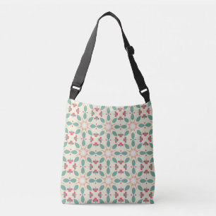 Retro geometrisk boho-mönster axelväska