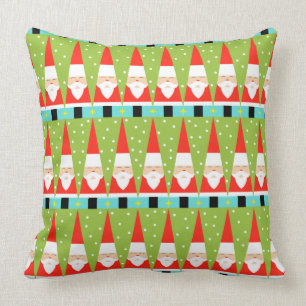 Retro geometrisk Santa dekorativ kudde
