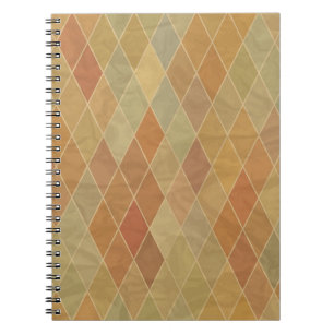 Retro geometriskt mönster 2 anteckningsbok