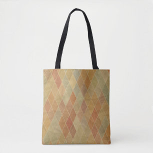 Retro geometriskt mönster 2 tygkasse