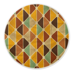 Retro geometriskt mönster 3 knopp