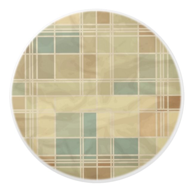 Retro geometriskt mönster 6 knopp (Framsidan)