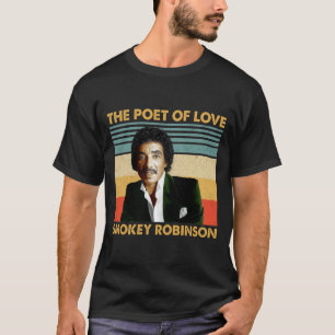 Retro ger Smokey Robinson - Poeten Kärlek T Shirt