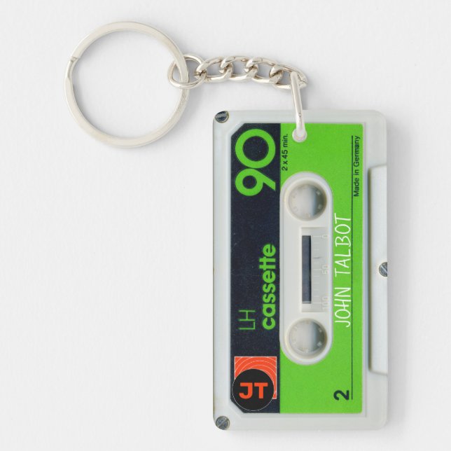 Retro German Audiotape Cassette personlig K (Framsidan)