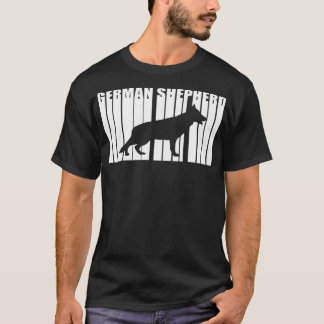 Retro German Shepherd Mamma Gift Hund Mor Pet Shep T Shirt