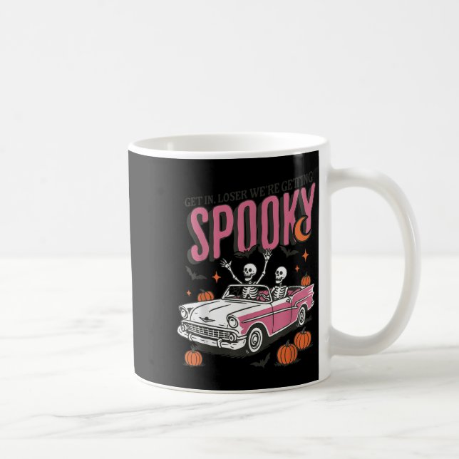 Retro Get In Losers We're Getting Soky, Funny Hall Kaffemugg (Höger)