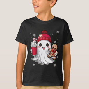 Retro Ghost Beanie jul jul Helgdag Julafton Coffee T Shirt