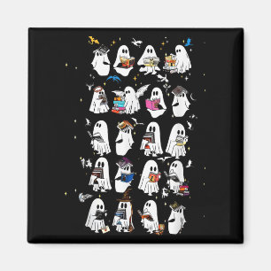 Retro Ghost Bok Fantasy Series Halloween Bok Lov Magnet