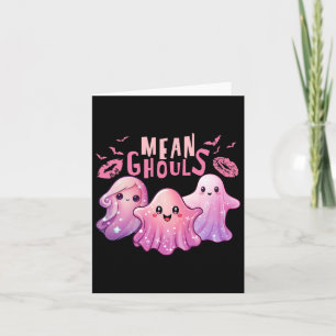 Retro Ghost Elak Ghouls Roligt Halloween Spooky Se Kort