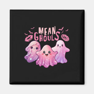 Retro Ghost Elak Ghouls Roligt Halloween Spooky Se Magnet