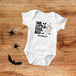 Retro Ghost Ett Halloween Pojke 1-års Födelsedag T Shirt