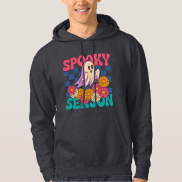 Retro Ghost Groovy-kontroll av retorik-säsong Hoodie