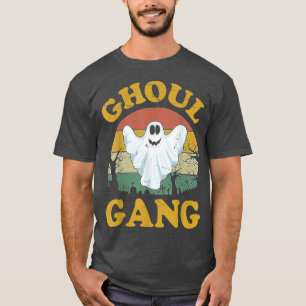Retro Ghoul Gang Ghost Boo Spider Candy Bad Hallow T Shirt