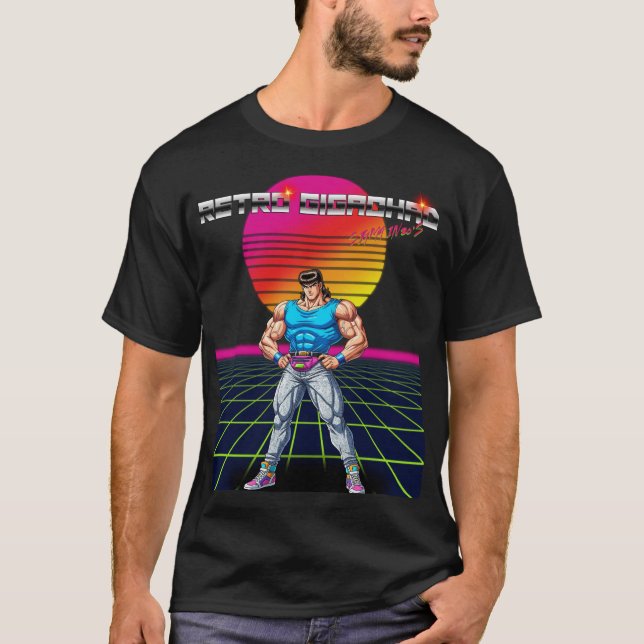 Retro Gigachad T Shirt (Framsida)