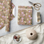 Retro Gingerbröd Hjort Candycane Treats jul Presentpapper<br><div class="desc">Mönster med jul ThéInslag</div>