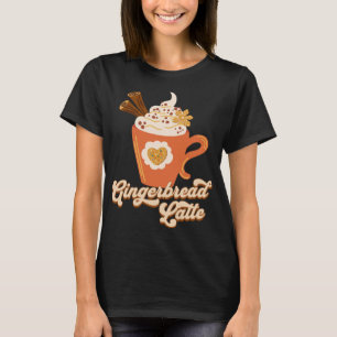Retro Gingergold Latte Coffee T Shirt