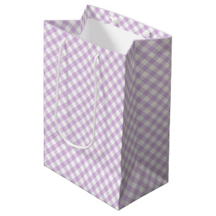 Retro Gingham Mjuk Lilafärg
