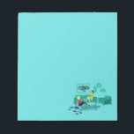 Retro Girl's Night in Anteckningsblock<br><div class="desc">Det ser ut som om det blir roligt med den här kitschy Retro Girls' natt i Anteckningsblocket. 1960-talet i stil präglas av en minimalistisk konsmink av två kvinnor med rosa cocktails i ett modernt, akvatiskt och turkotiskt vardagsrum. Dessa dam vet säkert hur de ska slappna av. Gröntens klänning är på...</div>