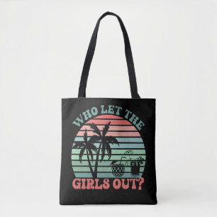 Retro Girl's Resa Helg Sunset Tygkasse