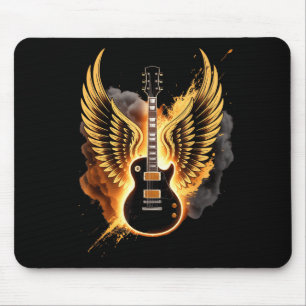 Retro gitarrvingar Abstrakt konst Rock And Roll Mu Musmatta