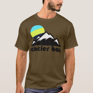 Retro Glacier Bay Tourist Souvenir nationalpark D T Shirt