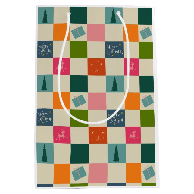 Retro Glad och Lysande Julpapper (Framsidan)