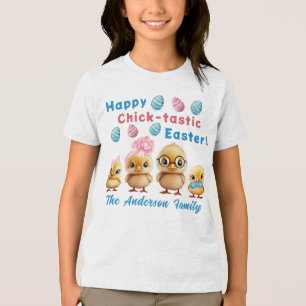 Retro Glad påsk Chicks-shirt T Shirt