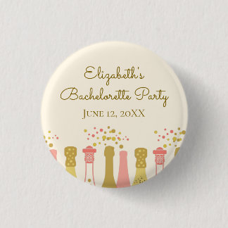 Retro Glam 1960-Tals Champagne Möhippa Knapp