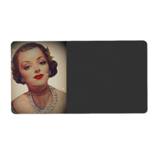 Retro Glam Girl Lipstick Fraktsedel