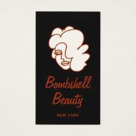 Retro Glam Lash Diva Eyelash Extensions Visitkort