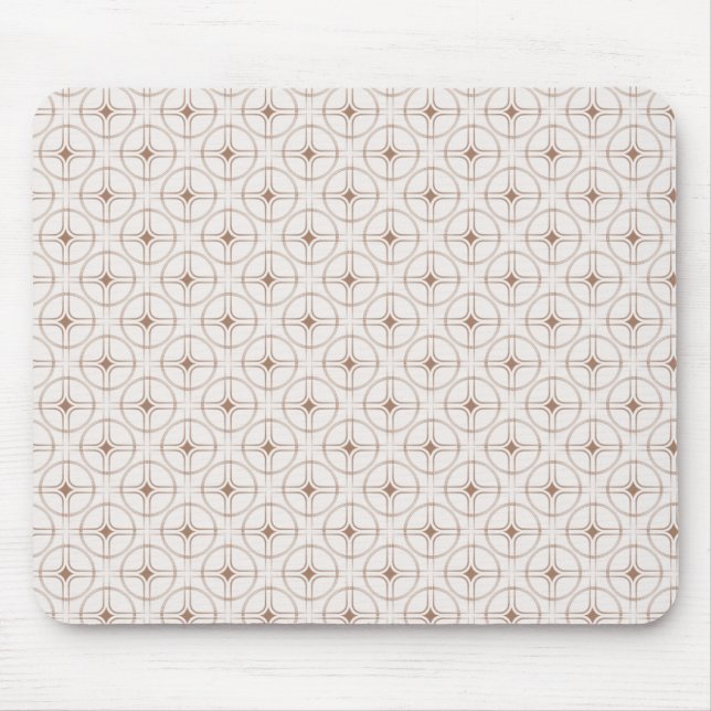 Retro Glam Mousepad, Latte Musmatta (Framsidan)