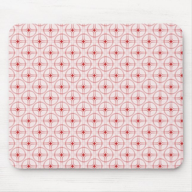 Retro Glam Mousepad, Red Musmatta (Framsidan)