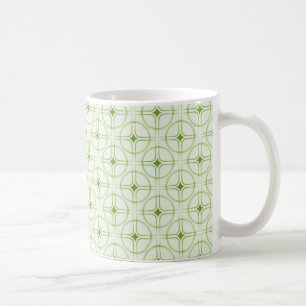 Retro Glam Mugg, Grönt Kaffemugg