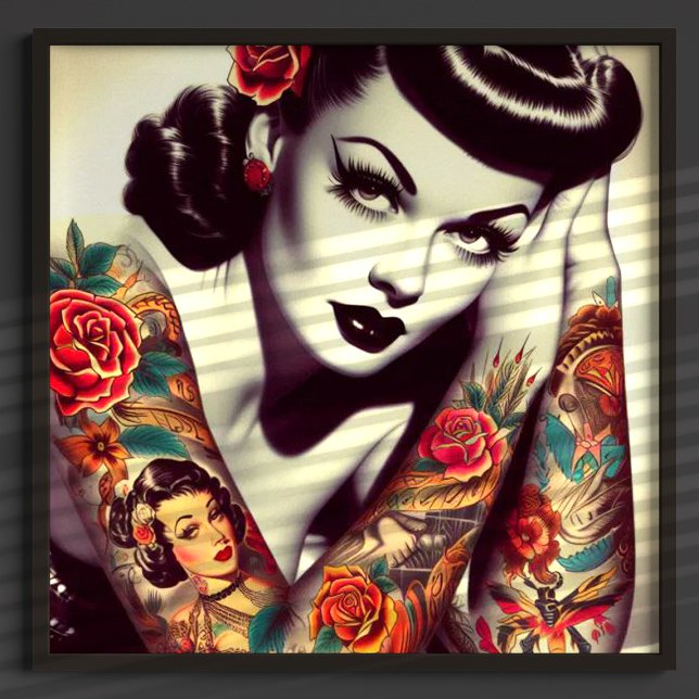 Retro Glam Pin-up Poster (Skapare uppladdad)