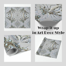 Retro Glam Rhinestones Elegant Presentpapper