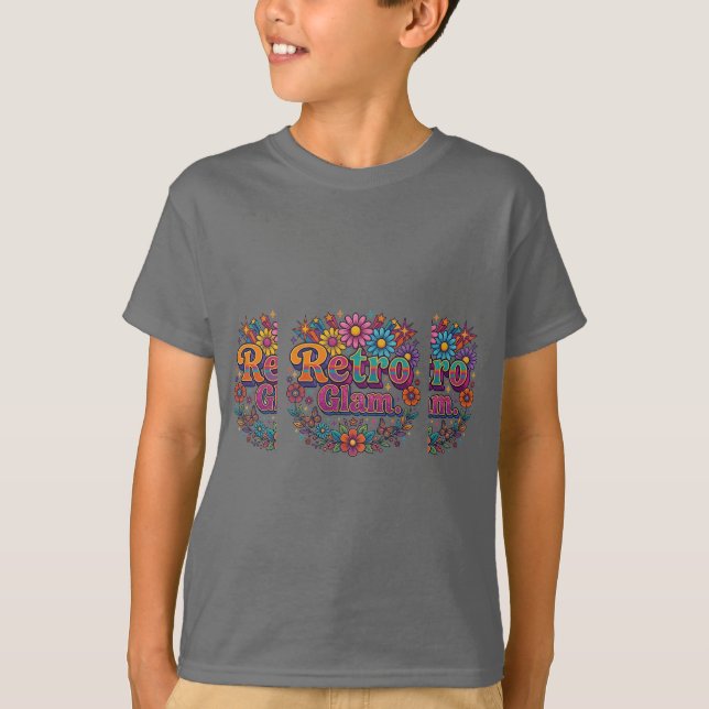 Retro Glam T Shirt (Framsida)