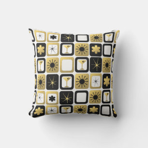 Retro Glamous Guld Exdoor Pillow Utomhuskudde