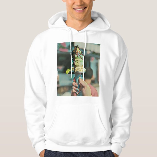 Retro glass popsicle hoodie (Framsida)