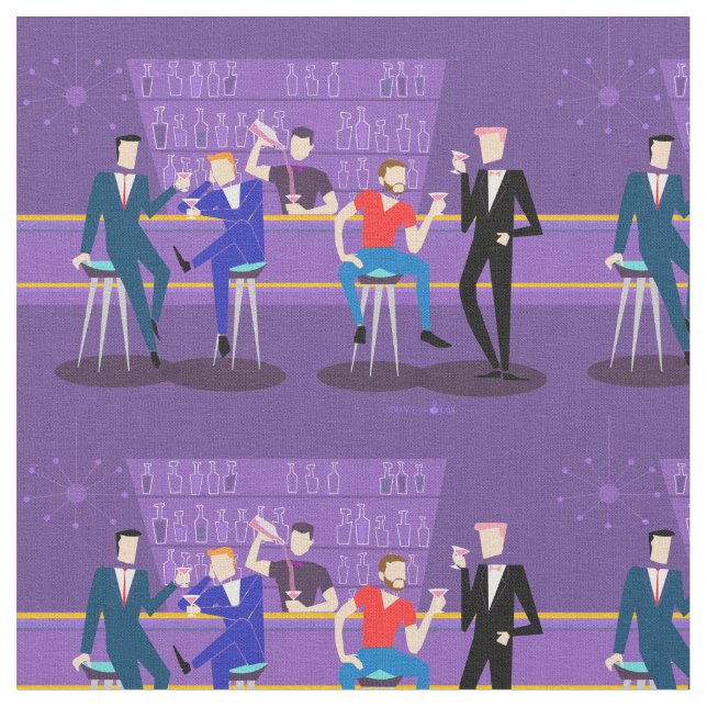 Retro glatt pubtyg tyg (Närbild)