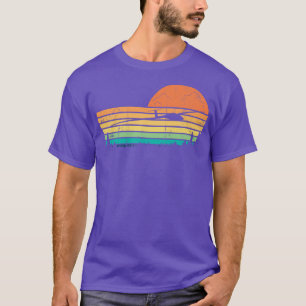 Retro Glider Pilot Soaring Flygplan T Shirt
