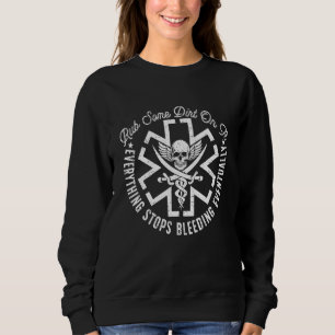 Retro Gnid Grovhet På Det Medicinsk EMS Akutsjukvå T Shirt