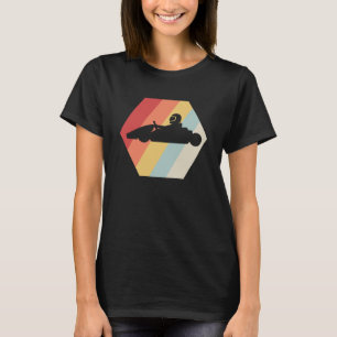 Retro Go Kart Tävla Vintage Go Kart Racer GoKart T Shirt