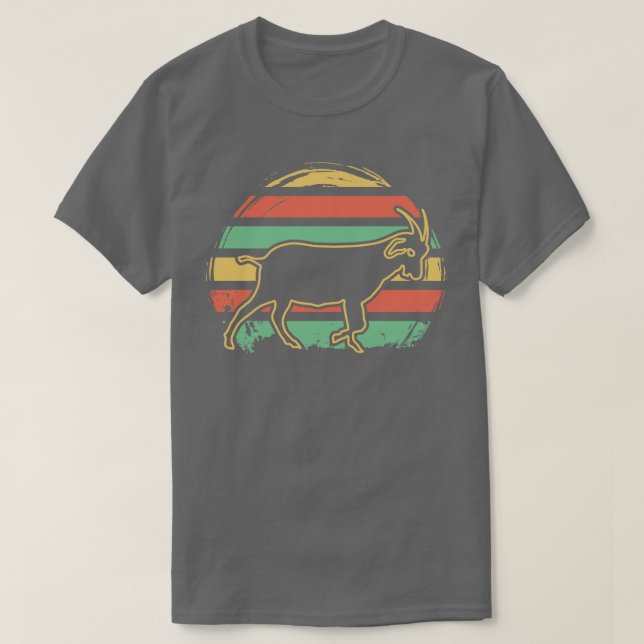 Retro Goat 1 T Shirt (Design framsida)