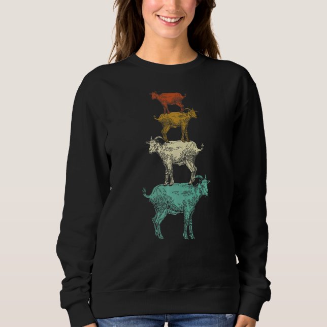 Retro Goat Whisperer Ranch Farm Animal Goat 1 T Shirt (Framsida)