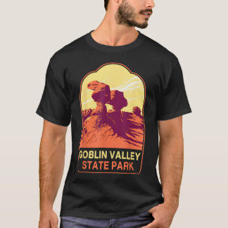 Retro Goblin Valley State Park Vandring Camping T Shirt