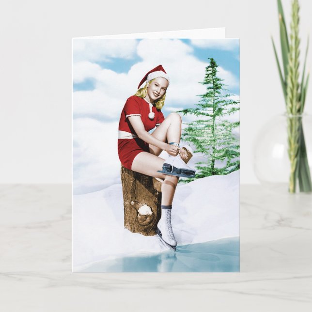 Retro God jul 1940 Helgkort (Framsida)