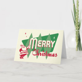 Retro God jul julkort Helgkort